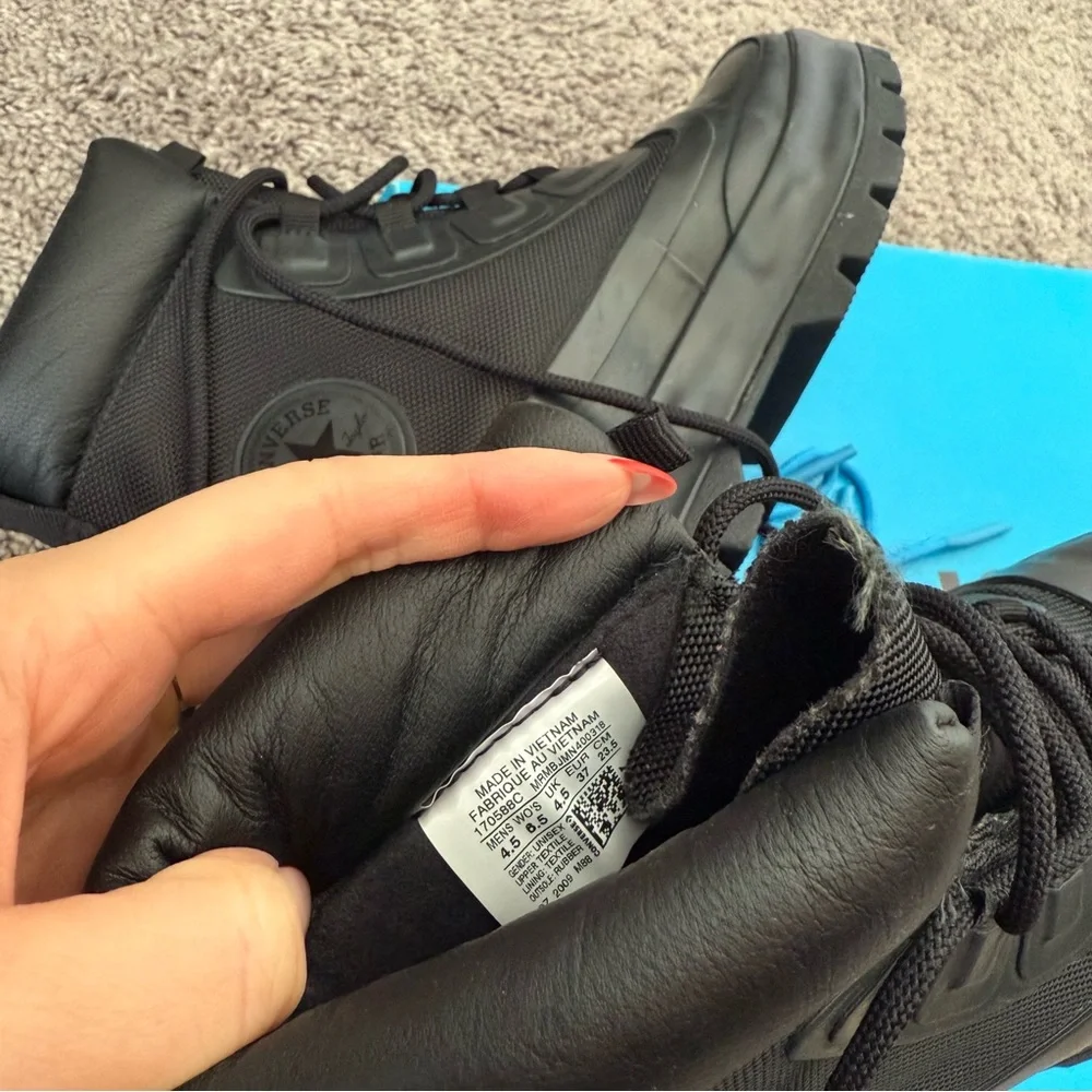 Converse x Ambush Black High-Top Combat Boots - Picture 2 of 6